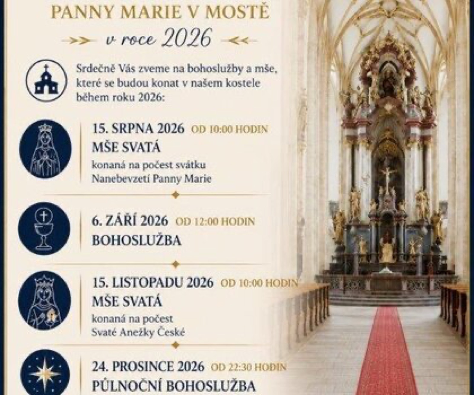 Kostel Nanebevzetí Panny Marie v Mostě wedding venue - photo 2